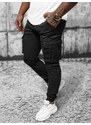 Pantalón chino jogger de hombre negras OZONEE NB/MP0202N