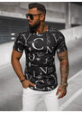Camiseta de hombre negras OZONEE O/T6482