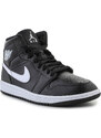 Nike Zapatillas de baloncesto Air Jordan 1 Mid Wmns "Black White" DV0991-001
