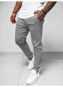 Pantalón chino jogger de hombre gris OZONEE O/1405SP