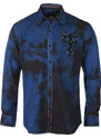 Camisa para hombre AFFLICTION - NAPLES - AZUL OSCURO - 110WV908-DKBL