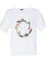 Liu Jo Tops y Camisetas Camiseta con estampado de selva y strass
